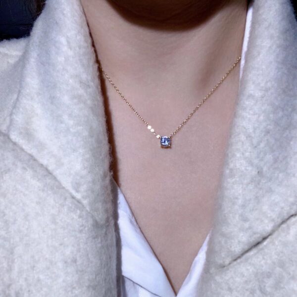 874ef79082b806e6 Jkeli S Pure sier gold pendant Multi-functional single diamond with six claws Zircon necklace for women gift