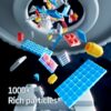 87541d285e6bac89 Launch Center Lunar Lander Model Building Blocks Spaceship Spaceport Figure Shuttle Rocket Bricks Construction Toys