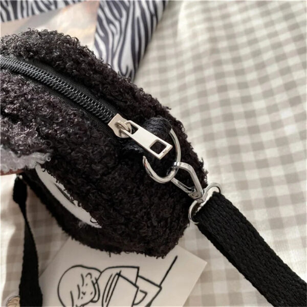 Japanese Style Kawaii Cartoon Plush Shoulder for Women New Crossbody Bag Small Phone Purse Bolsa Feminina