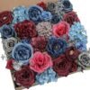 Serra Flora Artificial Christmas Flowers Greenery Combo Box Set Faux Flowers Bulk Flower Leaf with Stems for DIY Tree Ornaments Xmas Wreath Floral Arrangements Centerpieces