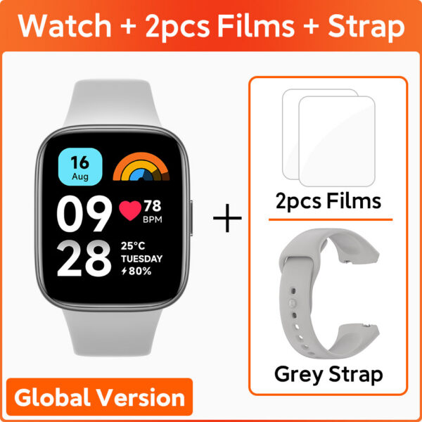 878370f3e24cd84a Xiaomi Redmi Watch 3 Active Global Version Smartwatch 1.83'' LCD Display Bluetooth Phone Call 12 Days Battery Blood Oxygen 5ATM
