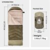8784e93d94780dff OneTigris Trailnap Sleeping Bag 3 Season Extra-Wide Warm for Camping Backpacking Travel Outdoor Activities