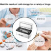 13600mah High Power Mini Refrigerator Insulin Pill Box Dispensing 0-18 Degrees Refrigerated USB Charging Refrigerated Incubator