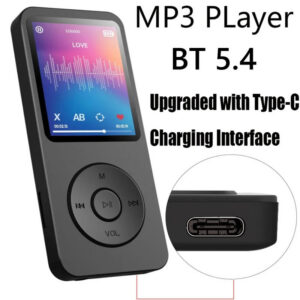 Type-C Interface MP3 For Fast Charging 5.4 Bluetooth Version Expandable Memory Card Music Player FM Recording E-book