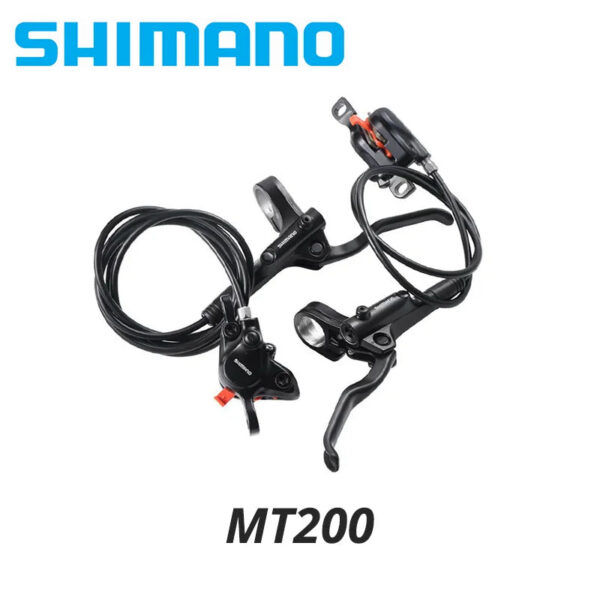 87b3b7e26a120870 Original Shimano MT200 MT201 M315 MTB Mountain Bike Hydraulic Disc Brake MT200 Brakes 2 Piston 3 Finger Steel Lever BL-MT200