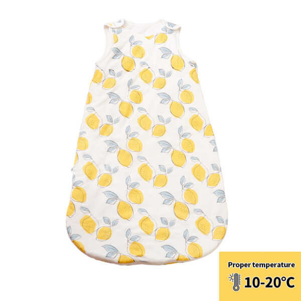 Elinfant Sleeveless Soft Newborn Baby Sleeping Bag Bamboo Cotton Warm Wearable Blanket Winter Print Vest Sleep Sack