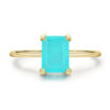 87ec269e52e699fc Modian Authentic 925 Sterling Silver Classic Rectangle Tourmaline Paraiba Female Finger Ring For Women Charm Fine Jewelry Anillo