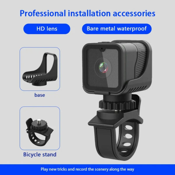 87f57d4dde30a14d 1080p High-definition DV Sports Mini with Hotspot Waterproof WiFi Camera for Motorcycle and Bicycle Driving Recorder