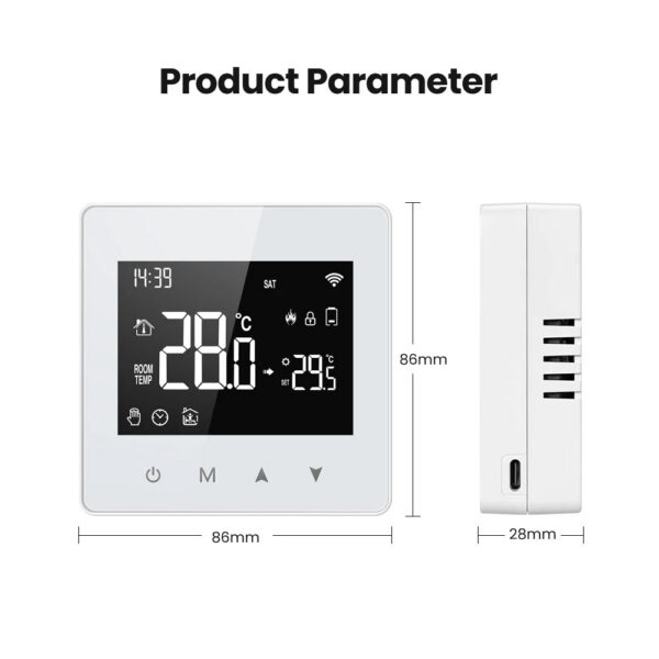 87f95e729233cdb9 AVATTO Tuya WiFi/ZigBee Smart Thermostat,Low Power Battery Water Gas Boiler Temperature Controller For Alexa Google Home Alice