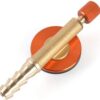 Valve Caps Camping Gas Refill Adapter Universal Brass Stove Burners Switching Valve Regulator for Outdoor Camping
