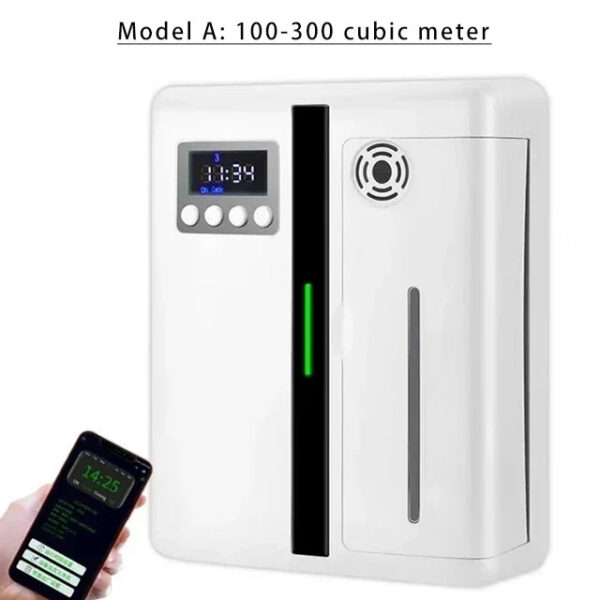160ml Waterless Scent Diffuser Bluetooth Wall-Mounted Fragrance Machine Smart Scent Diffuser For Essential Oil Hotel Home