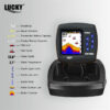 LUCKY FF918 Remote Control Bait Boat Fish Finder 3.5" LCD perating range 300m Depth Range 100M Wireless