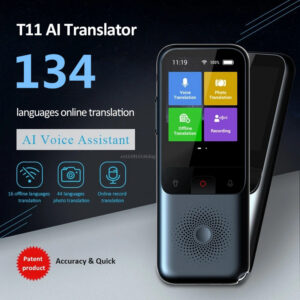 Portable Smart Voice Translator T11 134 Languages Real-time Speech Interactive Offe Translation hine Business Travel