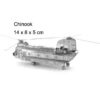 3D Metal Military J-20 J-10B SU-34 KA-50 Fighter UFO RAH-66 Helicopter DIY Handmade Assemble Model Jigsaw Puzzles