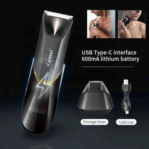 8828478d0f78082c Washable Electric Groin Trimmer for Men Women Ball Shaver & Body Groomer Beard Grooming Rechargeable Pubic Hair TrimmerT220718 T220725