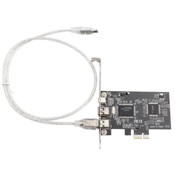 firewire controller card PCI-E PCI Express FireWire 1394a IEEE 1394 Controller Card with Firewire Cable
