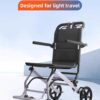 Mobility Medical Equipment Mobility Wheelchair China Factory Lightweight Wheelchair for Elderly Disabled