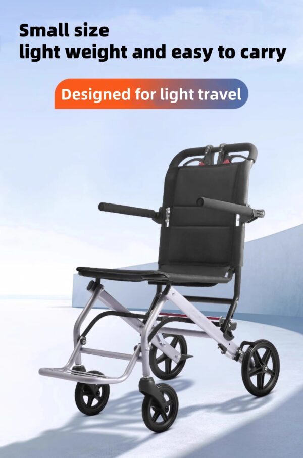 Mobility Medical Equipment Mobility Wheelchair China Factory Lightweight Wheelchair for Elderly Disabled
