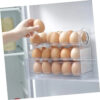 882f962b89fb0564 Kitchen Large Capacity Fridge Storage Box - Portable Multi-Layer Tray Organizer, Convenient Opening/Closing Egg Holder
