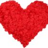 Red Rose Petals Decorations Set, 1000 Pieces Artificial Rose Petals with 3Pcs Romantic Banner, Rose Petals for Romantic Night for Her Set, Special Night Party Decor for Home, Wedding, Anniversary