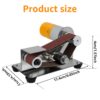 Mini Belt Grinding Machine Tool Sharpening Machine Sanding Grinding Electric Multifunctional Sander Polisher Machine Adjustable