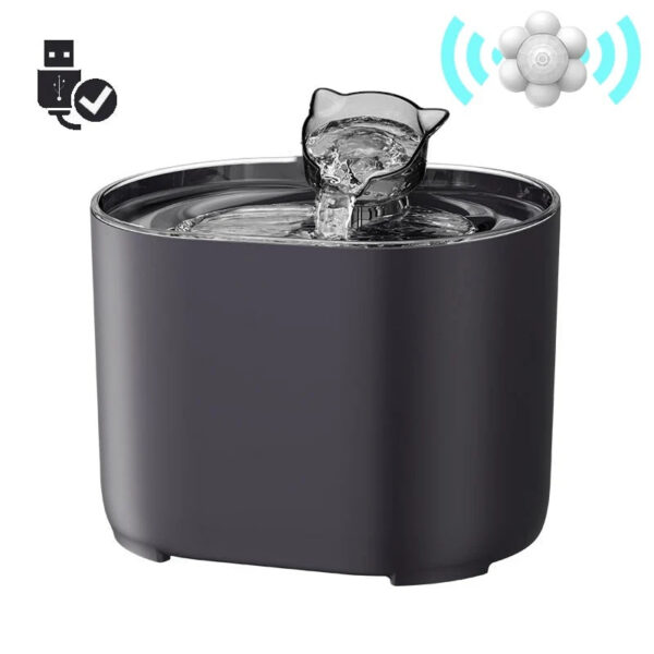 883b8d1b38d663c7 Cat Fountain Auto Filter USB Electric Mute Dog Bowl Recirculate Filtring Drinker for Cats Pet Water Dispenser