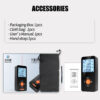 Aicevoos Light Digital Rangefinder 50M70M100M120M Green Beam Distance Meter Trena Laser Tape Measure Roulette