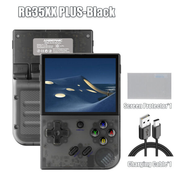ANBERNIC 64 Bit RG35XX PLUS Retro Handheld Game PlayerBuilt-in 64G TF 5K+ Classic Games HD-Support TV Portable For Travel Kids