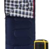 REDCAMP Cotton Flannel Sleeping Bags for Camping, 3-Season Warm and Comfortable Adult Sleeping Bag, Envelope with 2/3/4lbs Filling