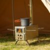 8875d3ac4c89c423 MC TOMOUNT Tent Stove Portable Wood Burning Stove 304 Stainless Steel for Camping Hunting 6feet Pipes Included