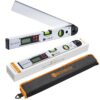 Neoteck 0-225° LCD Digital Protractor Spirit Level Angle Finder Gauge Meter 400mm Electronic Measurement Tool Black Or Sier
