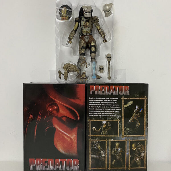 NECA Jungle Hunter Predator Action Figure Alien Collectible Model Toys Joint Movable Doll New Year Present For Children