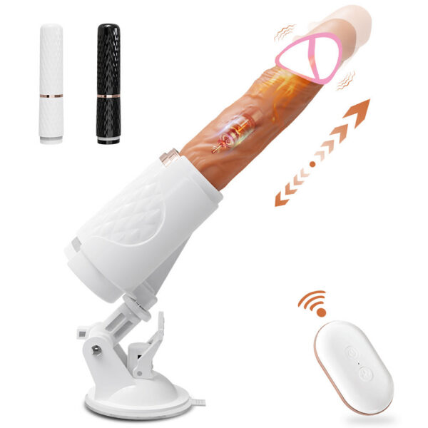 889b1915a15393a3 Automatic Thrusting Dildo G spot with Suction Cup Toy Women Adult Hand-Free Sex Fun Anal Vibrator for Orgasm