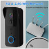 889ccc5d7bcdb667 5G 2.4G WiFi Video Doorbell 1080P Tuya Smart Outdoor Wireless Intercom Waterproof Wireless Camera with AC/DC Power Ringing Bell