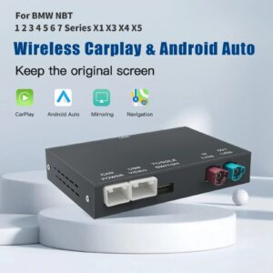 88b268ae5ec478d7 Wireless CarPlay Android For BMW NBT CIC System 1 2 3 4 5 Series X1 X3 X4 X5 F20 F21 F30 F31 F34 F10 F48 F25 F26 F15 F60 F10 E84