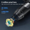 7Inch IPS Digital 5MP 1200X Ultra-Precise Focusing Camera 1080P Video Microscope 8 LED Lights for Coin Circuit