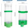 88df8f91fcc24740 Bird Feeder, Bird Water Dispenser for Cage, XISTEST 2PCS Automatic Bird Water Feeder with 1PCS Food Feeder for Cage Pet Parrot Budgie Lovebirds Cockatiel Automatic Bird Feeder (2pcs 60ml + 1pcs 150ml)