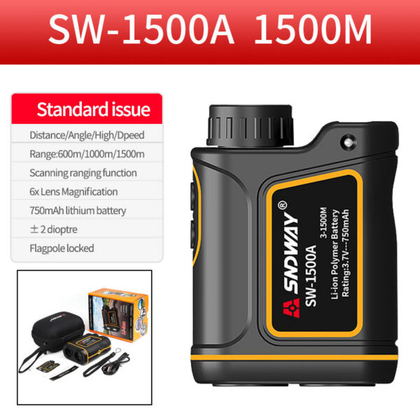 88ebdf41a699326a SNDWAY Rangefinder Distance Meter Laser Range Finder 1000M 1500M Telemeters Professional Camera Golf Supplies Accessories