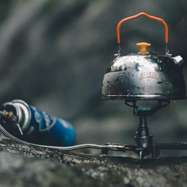 Kader Camp Stove 3000T Ultra-light 25g Titanium Alloy Camping Stove Gas Stoves Outdoor Cooker Outdoor Stove Gas Stove Portable for Picnic (Brs-3000T)