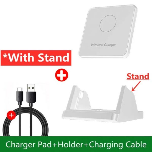 88f734e889132c58 30W Wireless Charger Pad Stand Desktop Ultra-thin Mobile Phone Fast Charging Dock Station For iPhone 15 14 13 12 Samsung Xiaomi