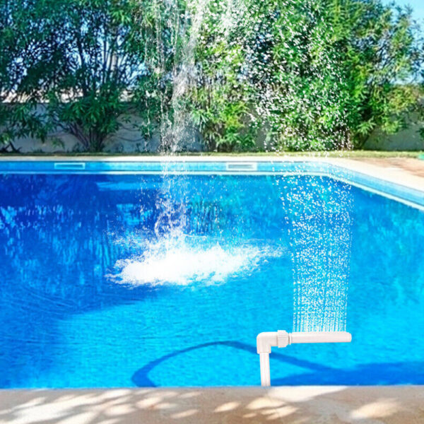 Waterfall Fountain Kit PVC Feature Water Spay Pools Spa Decorations Easy Install Swimming Pool Accessories