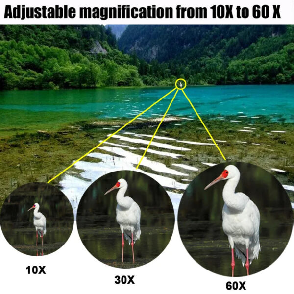 890f7fa0c238acf0 Borwolf 10-380X100 High Magnification Long Range Zoom 10-60 Times Hunting Telescope Binoculars HD Professiona Zoom