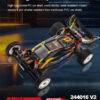 WLtoys 244016 V2 2.4G High Speed Racing Car 2WD 25KM/H 1:24 Gyro Full Scale Remote Control Car Competitive Vehicle Toys For Kid