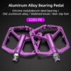 89177104db901935 ROCKBROS Bike Pedals Aluminum Alloy Anti-slip Bicycle Pedals Ultralight Sealed Bearing One-piece MTB Road Mountain Cycling Pedal