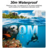 8918d8e78483d5a9 Ourlife 4K Action Camera Ultra HD 16MP WiFi 2.0 inch Screen 170D DVR Webcam Underwater 30M Helmet Video Recording Sport Camera