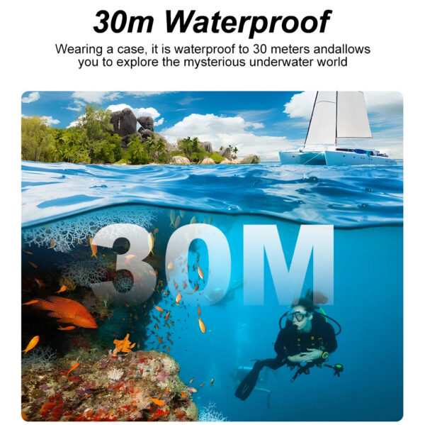 8918d8e78483d5a9 Ourlife 4K Action Camera Ultra HD 16MP WiFi 2.0 inch Screen 170D DVR Webcam Underwater 30M Helmet Video Recording Sport Camera