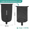 KingCamp Air Pump Sack, Roll Top Compression Pump Bag Ultralight Pump Sack Multi-Use Waterproof Outdoor Dry Bag Storage Bag for Inflation Sleeping Pad, Mattress & Camping Mat