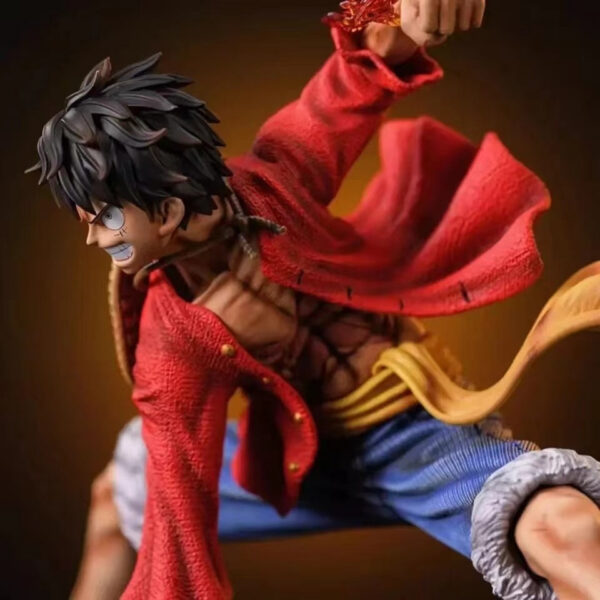 18cm One Piece Monkey D. Luffy Battle Style Action Figures Anime Collection PVC Model Doll Toys Kid Birthday Gifts