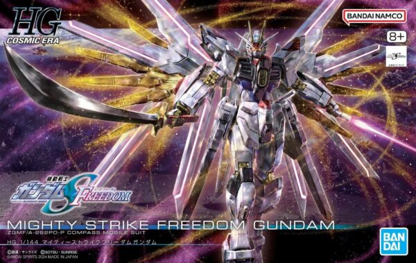 89324d1c493f82f5 Bandai Original MODEL KIT GUNDAM HG MIGHTY STRIKE FREEDOM GUNDAM 1/144 Anime Action Figure Assembly Toys Model Gifts for Boys