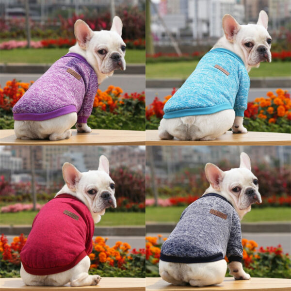 Dog Clothes For Medium Small Dogs Autumn Winter Warm Clothing Grey Cooling Vest Coat Pet Sweatshirt